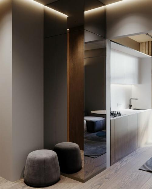 Современная квартира площадью 29 кв. 04