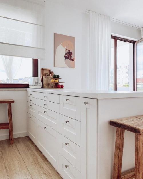 Светлая кухня в скандинавском стиле. 02