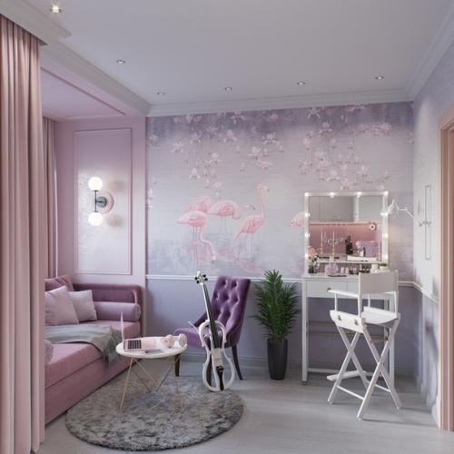 Интерьер конечно не для всех, но судя по всему хозяйке квартиры нравится. 04