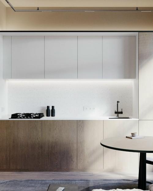 Современная квартира площадью 29 кв. 01