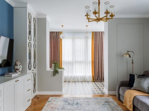 Красивый интерьер двушки, который долго будет актуальным. 01