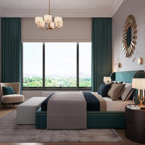 Спальня в стиле современная классика.