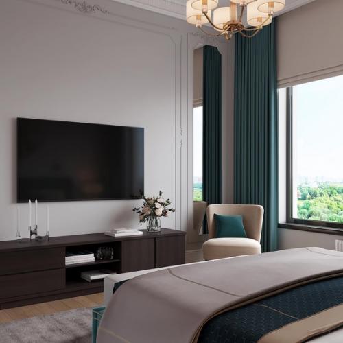 Спальня в стиле современная классика. 03