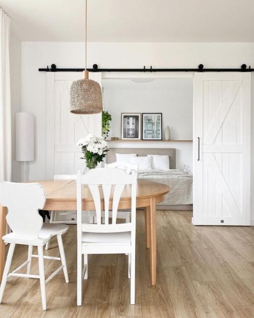 Светлая кухня в скандинавском стиле. 05