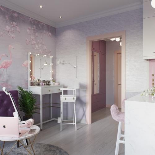 Интерьер конечно не для всех, но судя по всему хозяйке квартиры нравится. 03