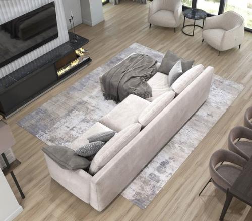 Кухня - гостиная в загородном доме. 02