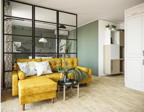 Жилая часть квартиры в ЖК волжские паруса. 02