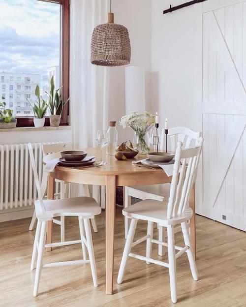 Светлая кухня в скандинавском стиле. 06