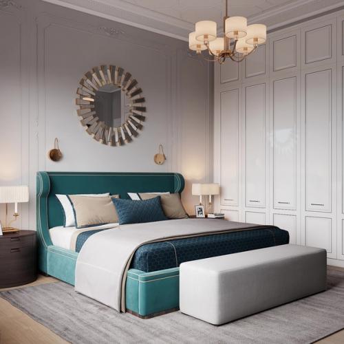 Спальня в стиле современная классика. 04