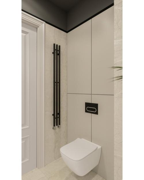 Необычный санузел с использованием гранита. 03