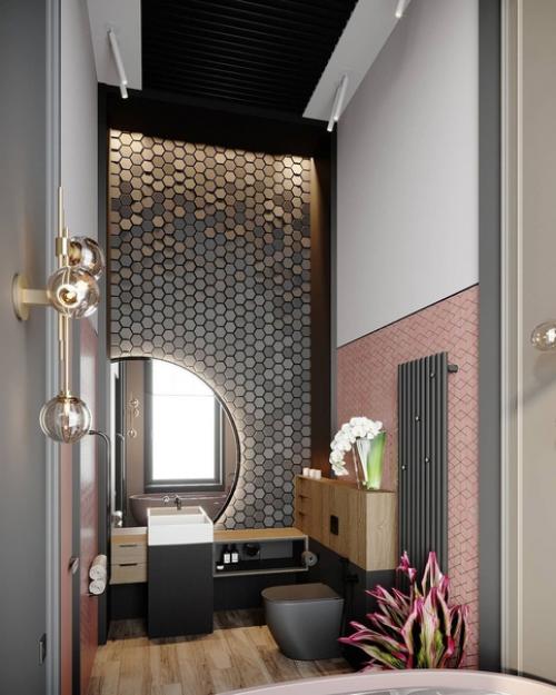 Никогда не любила розово - персиковые оттенки в интерьере, но здесь просто бомба, неожиданно гармонично, не пошло. 01