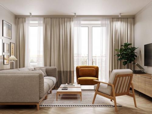 Эта яркая и необычная евродвушка - пример современного и продуманного жилья, созданного для комфортной жизни каждый день. 06