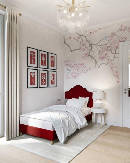 Нежная комната для 11-летней девочки.