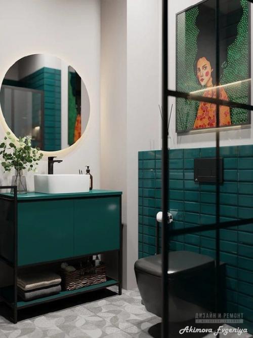 Интерьер, в котором цвет выступает, как инструмент, позволяющий сделать WOW - эффект за разумные деньги. 08