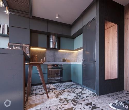 Маленькая квартира с мужским характером. 04