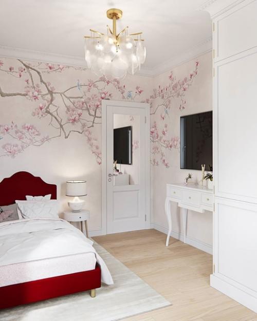 Нежная комната для 11-летней девочки. 01