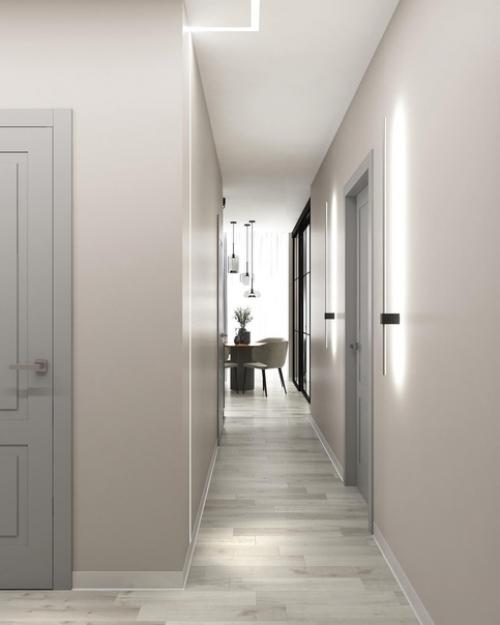 Интерьер коридора.  Это получилось восхитительно идеально. 01