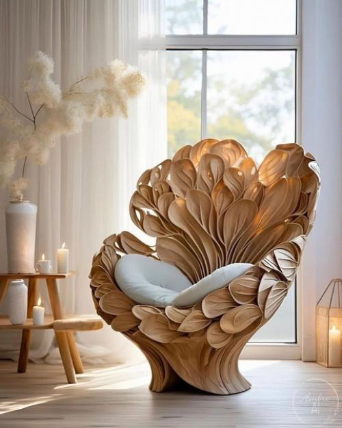 Кресло в интерьере. 05