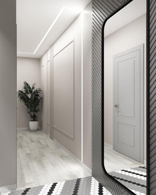 Интерьер коридора.  Это получилось восхитительно идеально. 04