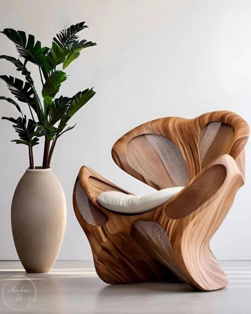 Кресло в интерьере. 03