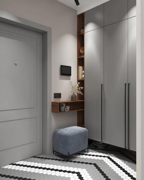 Интерьер коридора.  Это получилось восхитительно идеально.