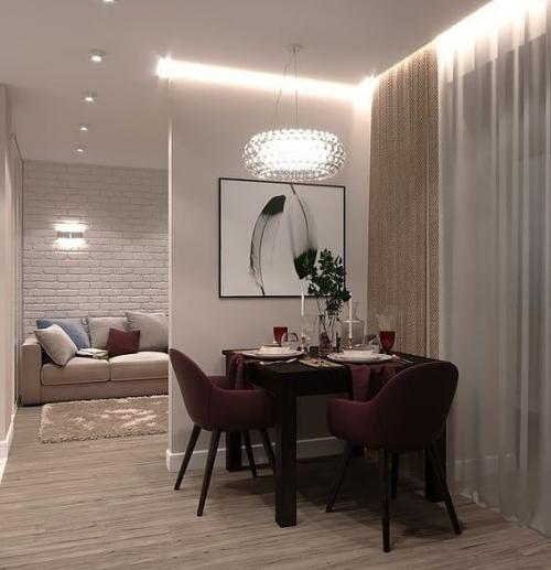 Небольшая студия с зонированой спальней! 03