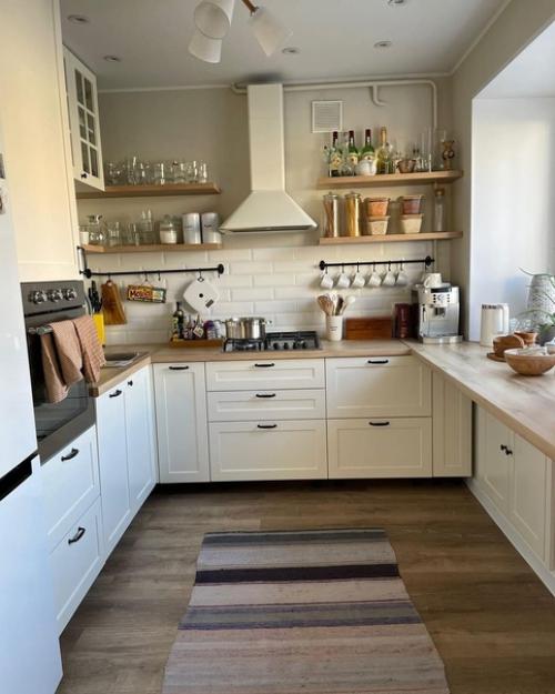 Кухня в скандинавском стиле.