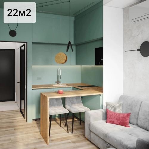 Квартира - студия, площадью - 22, 6 кв.