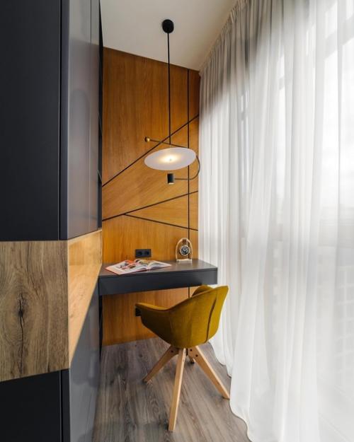 Мини кабинет на лоджии. 02