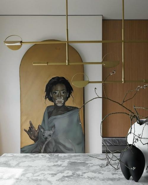 Эта квартира принадлежит дизайнеру, и именно поэтому каждый её элемент продуман до малейшей детали. 04