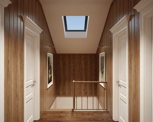 Кухня - гостиная в уютном коттедже. 06