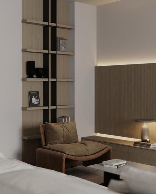 Кухня - гостиная в современном стиле. 04