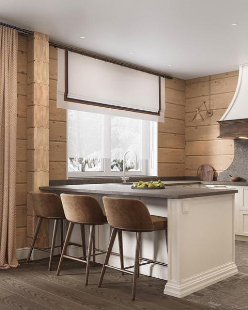 Обеденная зона в загородном доме. 02