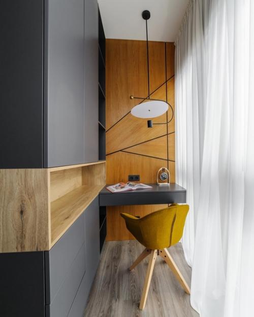 Мини кабинет на лоджии. 01