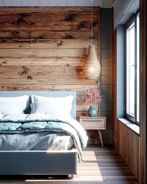 Спальная и кабинет в каркасном доме. 02