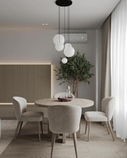 Кухня - гостиная в современном стиле. 01