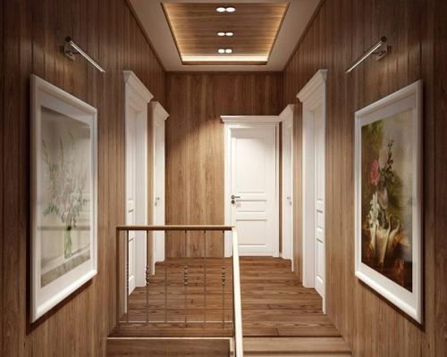 Кухня - гостиная в уютном коттедже. 05