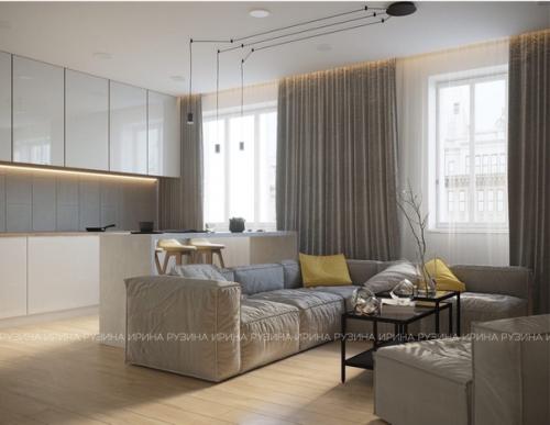 Дизайн - проект интерьера двухкомнатной квартиры. 01