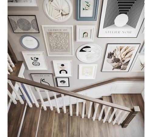 Решения для холла 1 и 2 этажа. 04