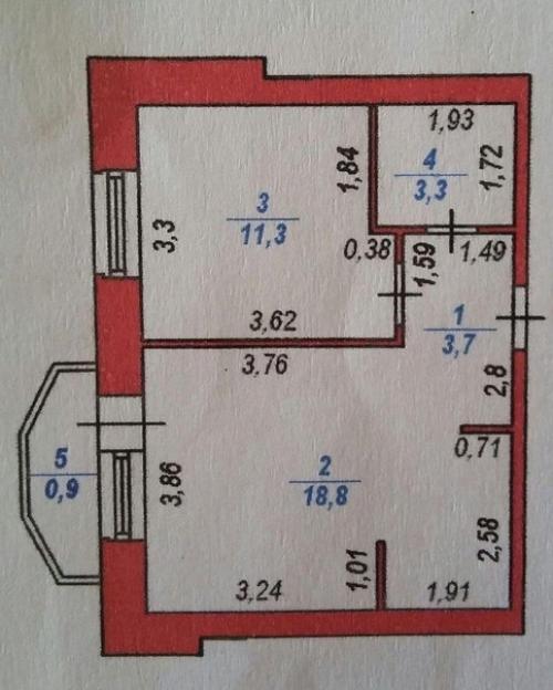 Евродвушка с бюджетным ремонтом. 09