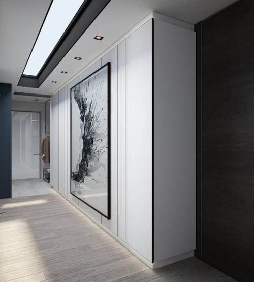 Лишь в том случае, если вы обладатель такого большого роскошного коридора, то не пренебрегайне этим пространством.