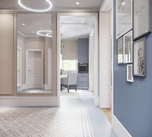 Решения для холла 1 и 2 этажа.