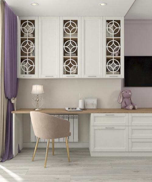 Проект детской комнаты в спокойных тонах. 05