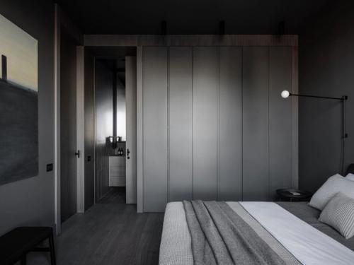 Как в черно-белом кино: монохромная квартира, площадью 70 м. 06