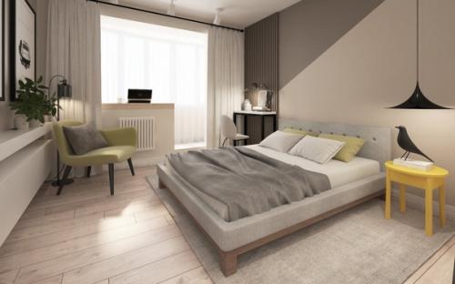 Двухкомнатная квартира, площадью - 63 кв. 01