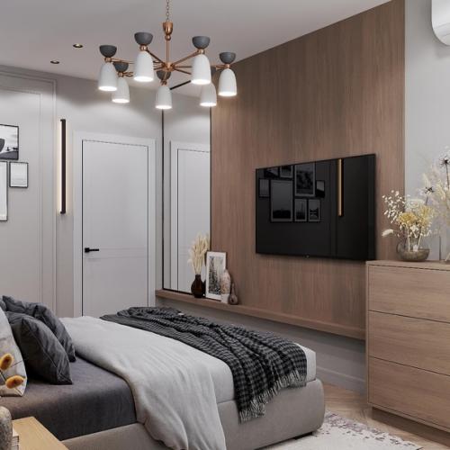 Спальня с рабочим кабинетом. 03