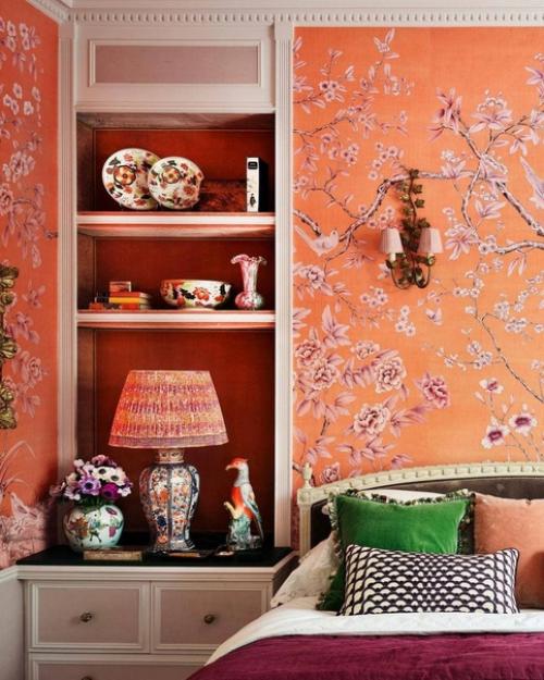 Это обои De Gournay, которые считаются премиальным декором стен. 02