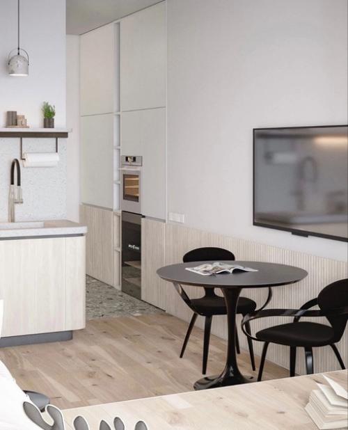 Крошечная студия, площадью - 23 кв. 04