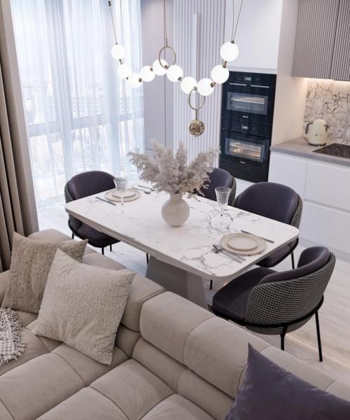 Кухня - гостиная, площадью - 26 кв.