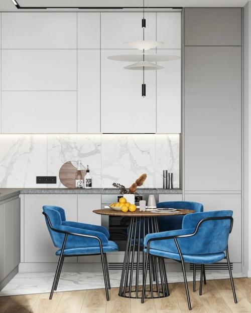 Кухня - гостиная, площадью 15 кв. 01